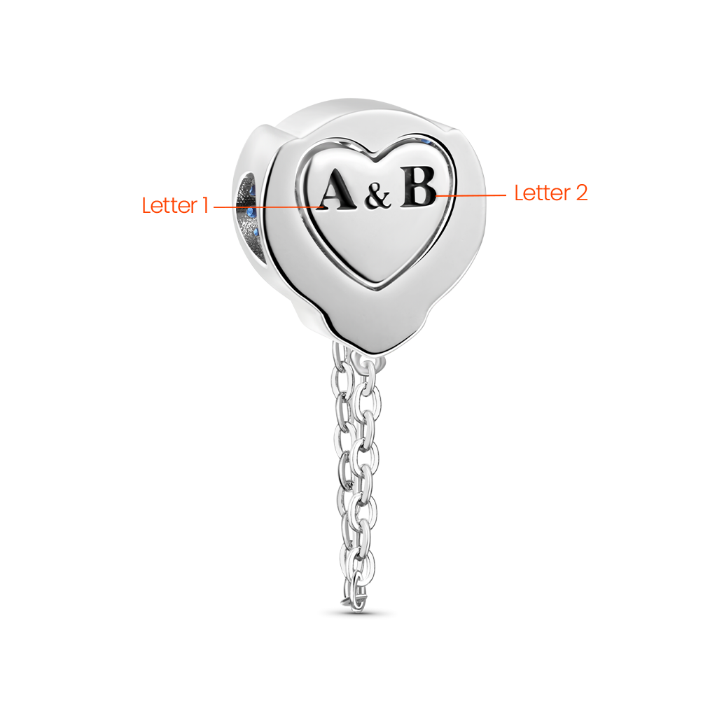 Gnoce Personalized Double-layer Love Handcuffs Charm_2