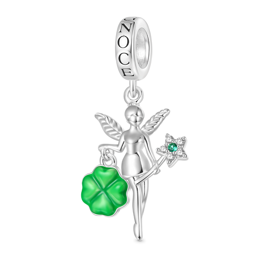 Gnoce Fairy Hand-held Glow-in-the-Dark Four-leaf Clover Pendant Dangle Charm_2