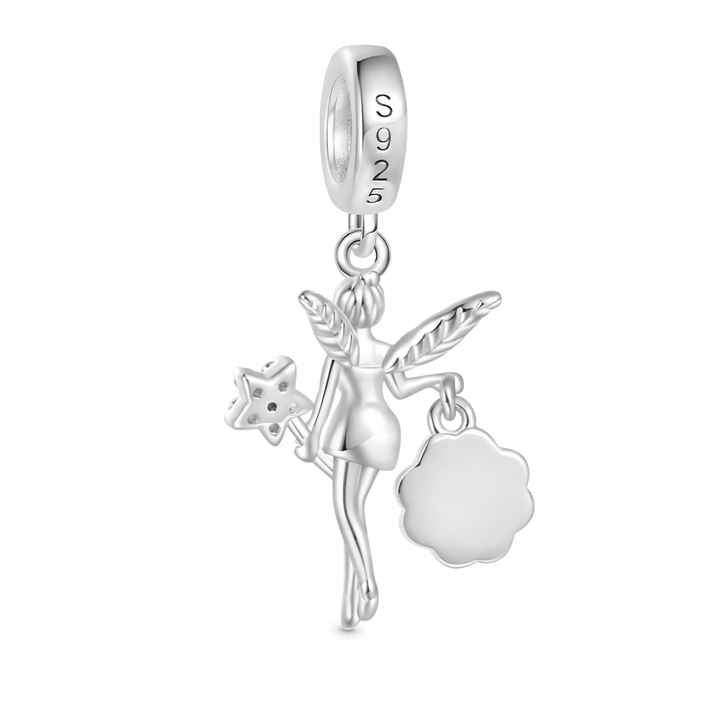 Gnoce Fairy Hand-held Glow-in-the-Dark Four-leaf Clover Pendant Dangle Charm_3