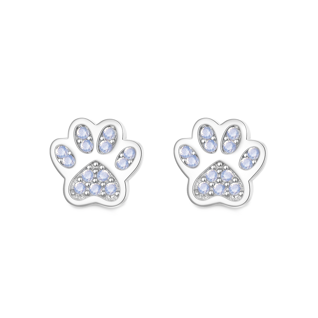 Gnoce Cute Pet Imprint Stud Earrings_2