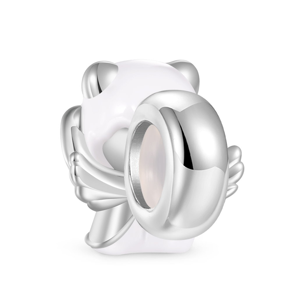 Gnoce Cute Butter Bear Engravable Heart Stopper Charm_3