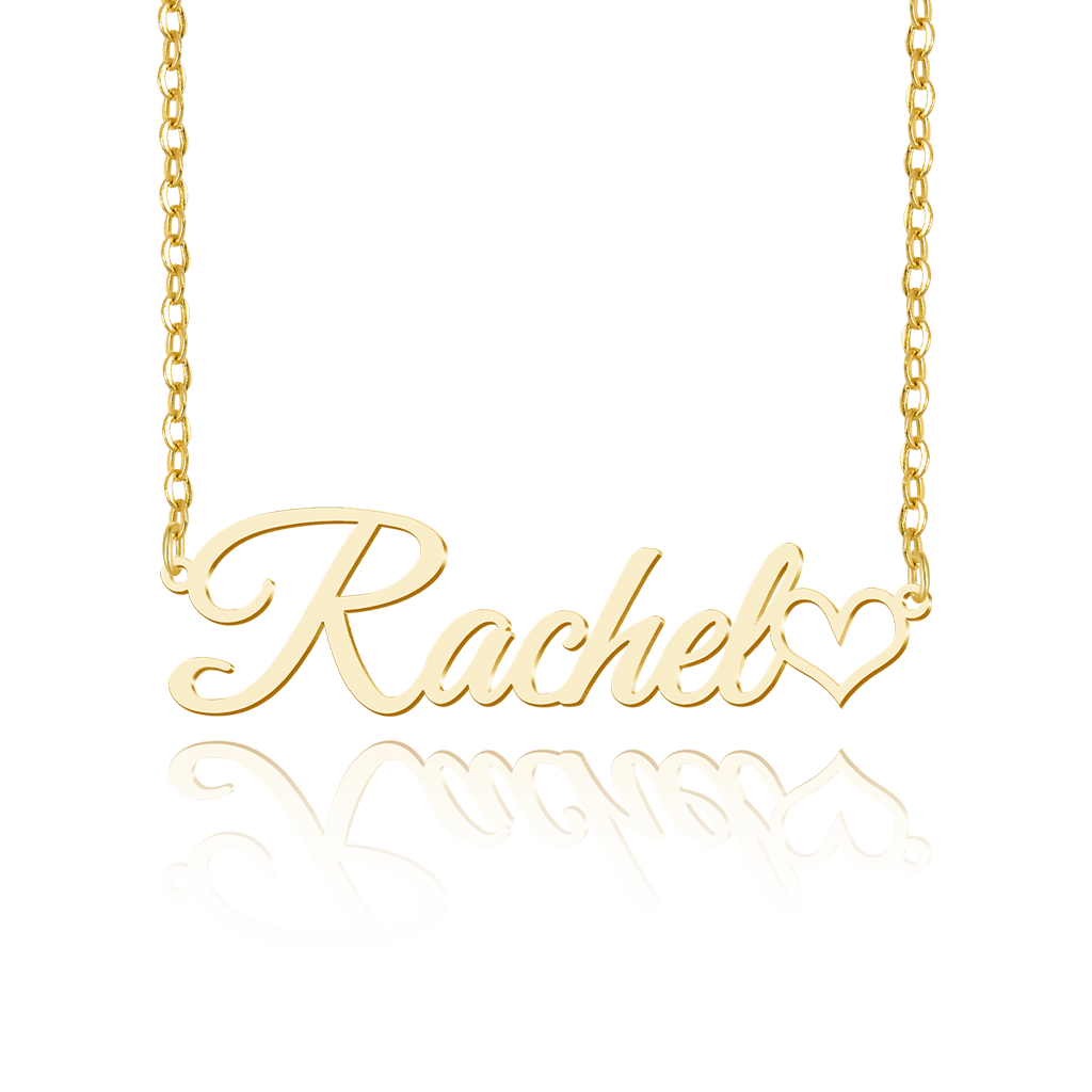 Gnoce Personality Sterling Silver Name Necklace_3