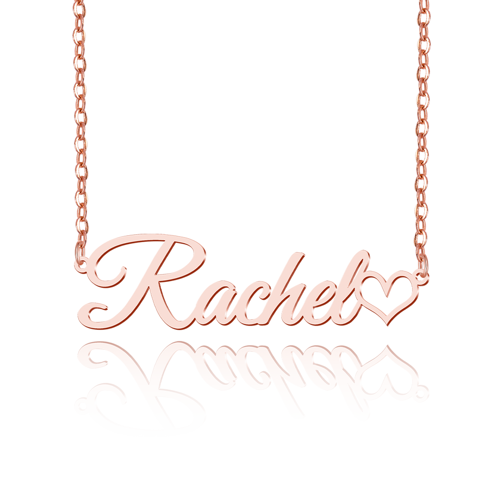 Gnoce Personality Sterling Silver Name Necklace_2