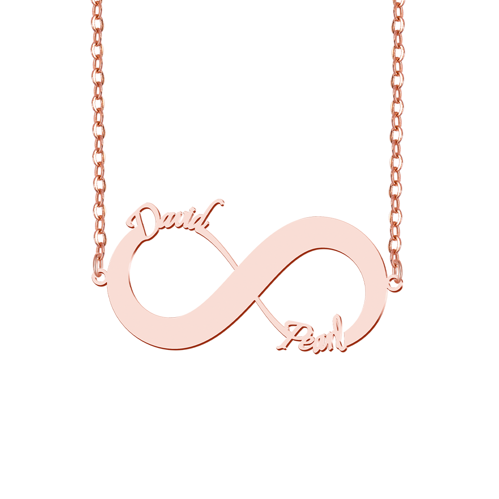 Gnoce Couple Double Name Infinity Necklace_2