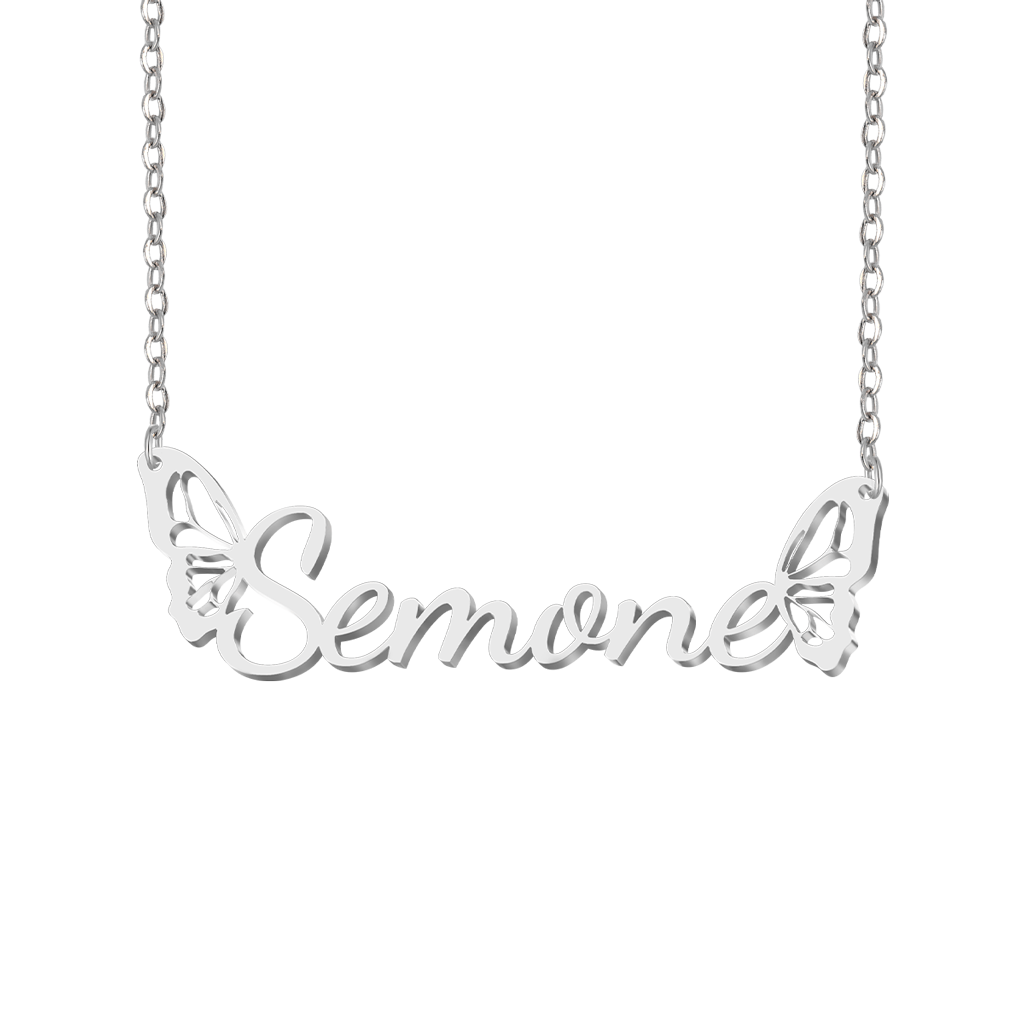 Gnoce Exquisite Butterfly Wings Personalized Name Necklace_3