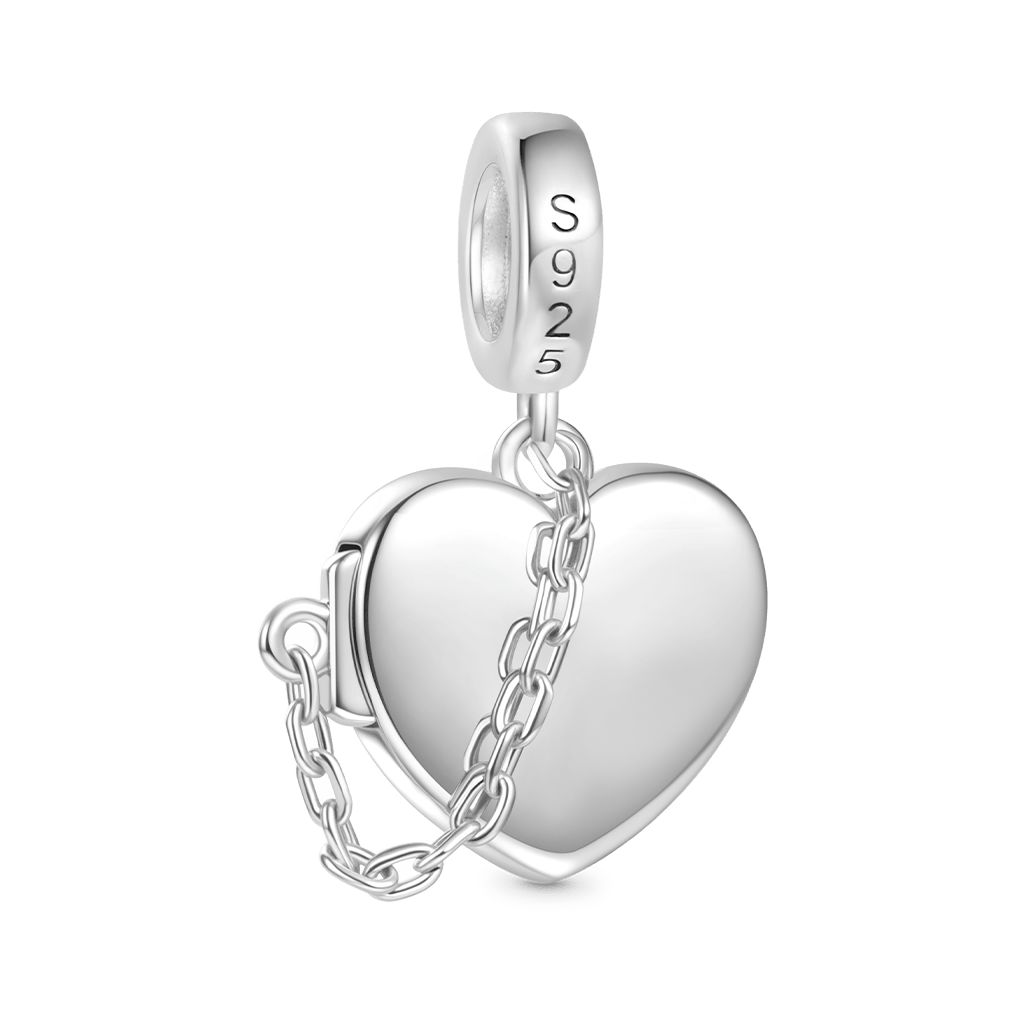 Gnoce Valentine's Day Love Engravable Removable Card Pendant Dangle Charm_3