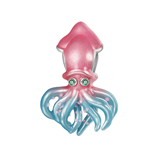 Gnoce Ocean Glow-in-the-Dark Magic Squid Charm_1