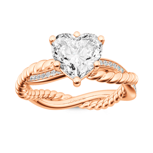 Gnoce Heart Twist Infinity Engagement Ring_1