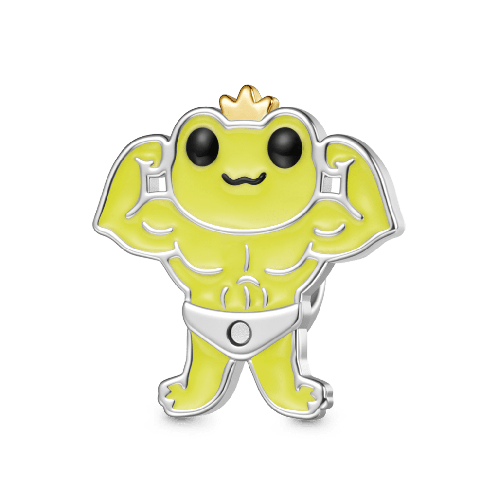 Gnoce Muscular Frog Magnetic Removable Pants Stopper Charm_2