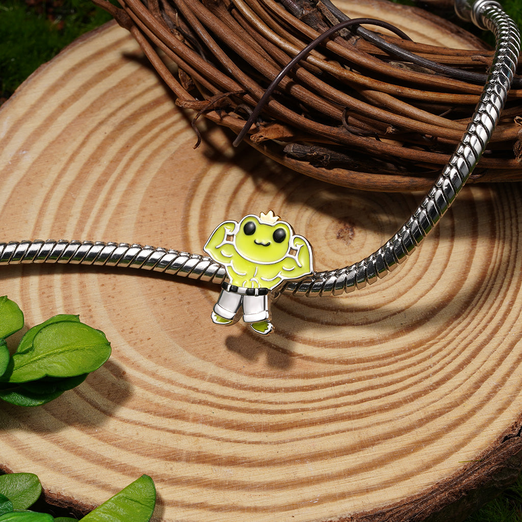 Gnoce Muscular Frog Magnetic Removable Pants Stopper Charm_5