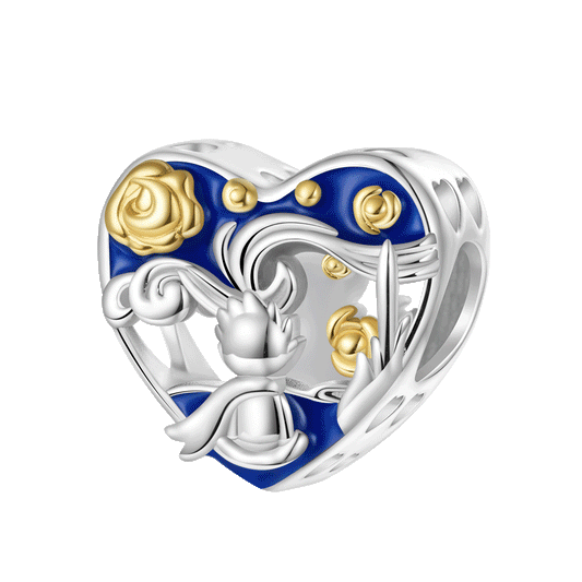 Gnoce Little Boy Looking up Glow-in-the-Dark Starry Sky Charm_1