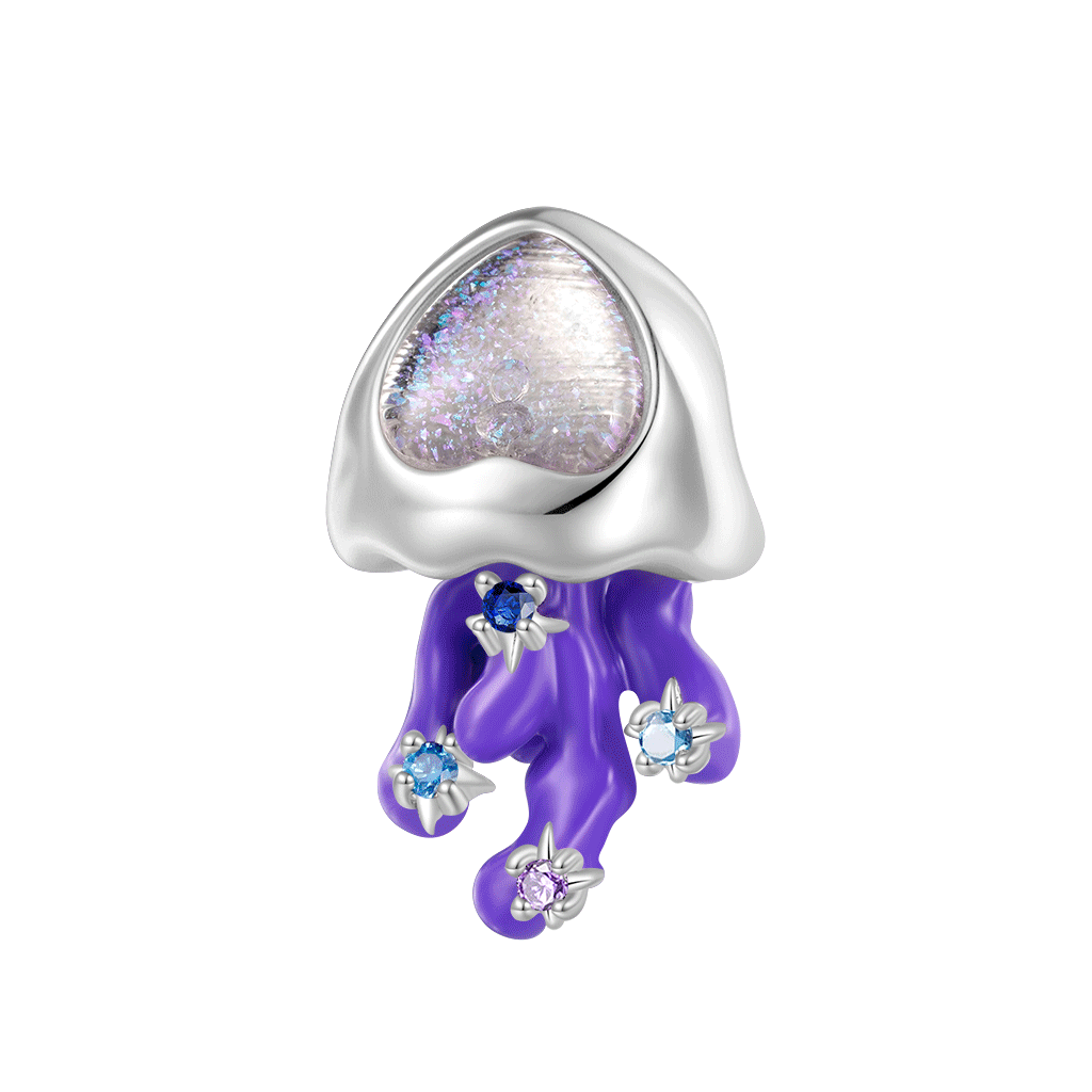 Gnoce Glow-in-the-Dark Marine Jellyfish Charm_1