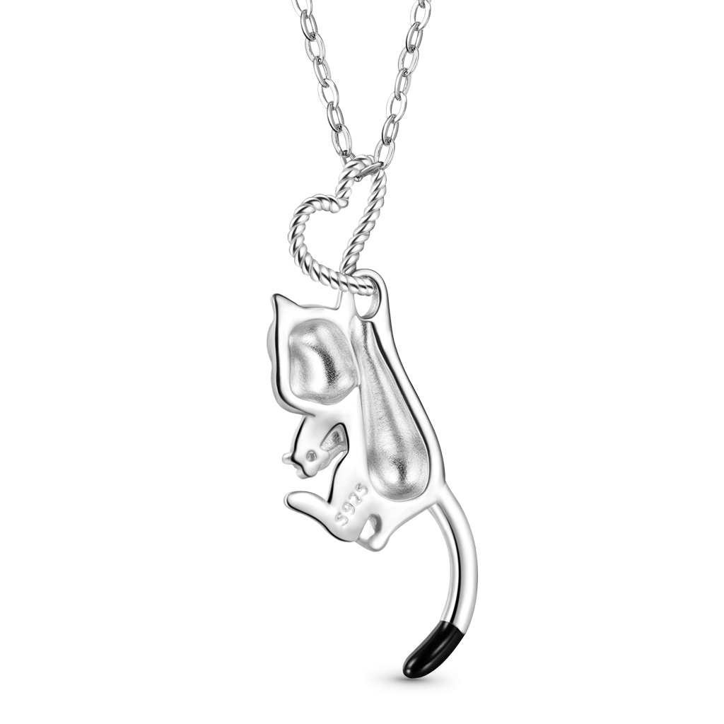 Gnoce Cow Cat Heart Pendant Necklace_2