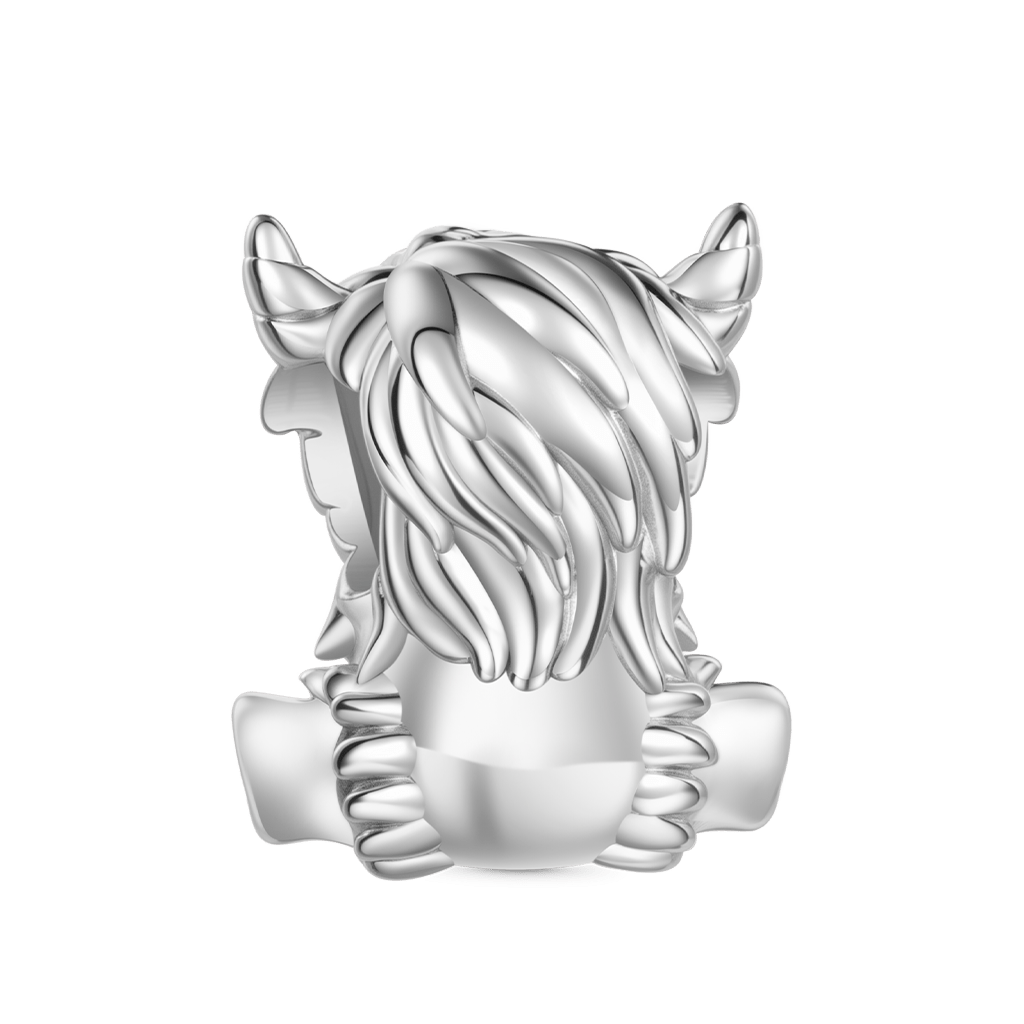Gnoce Football Highland Cow Charm_2