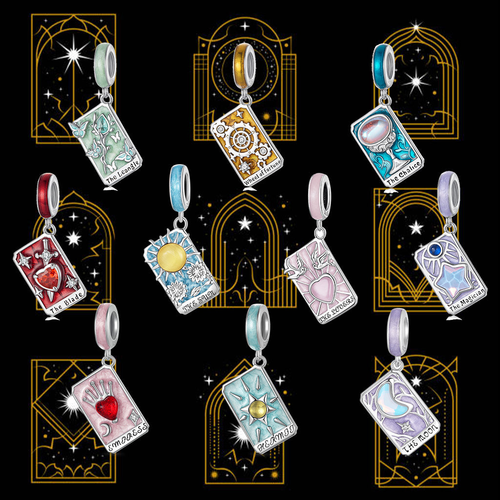 Gnoce Queen Tarot Powerful Female Energy Pendant Dangle Charm_3