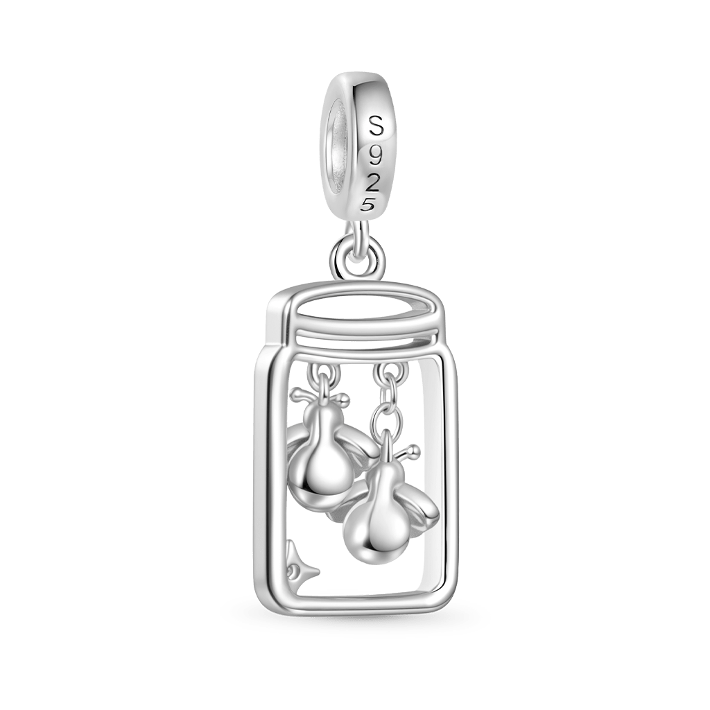 Gnoce Glow-in-the-Dark Firefly Bottle Pendant Dangle Charm_3