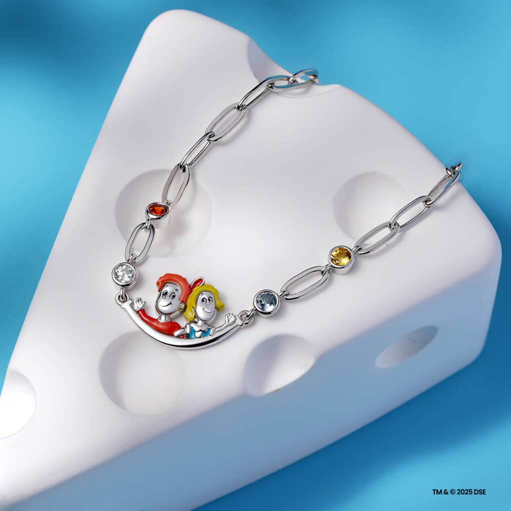 Gnoce The Cat in the Hat Conrad & Sally Chain Bracelet_3