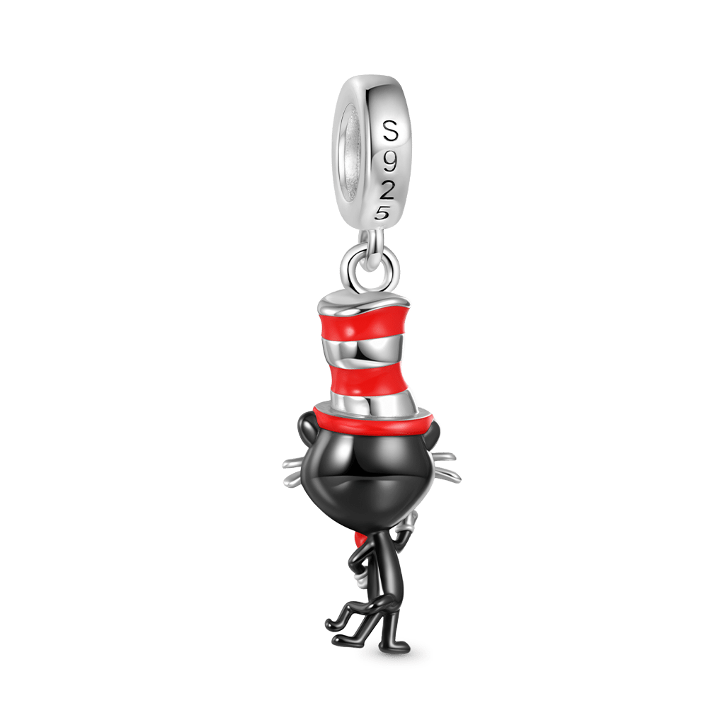 Gnoce The Cat in the Hat Popcat Pendant Dangle Charm_2