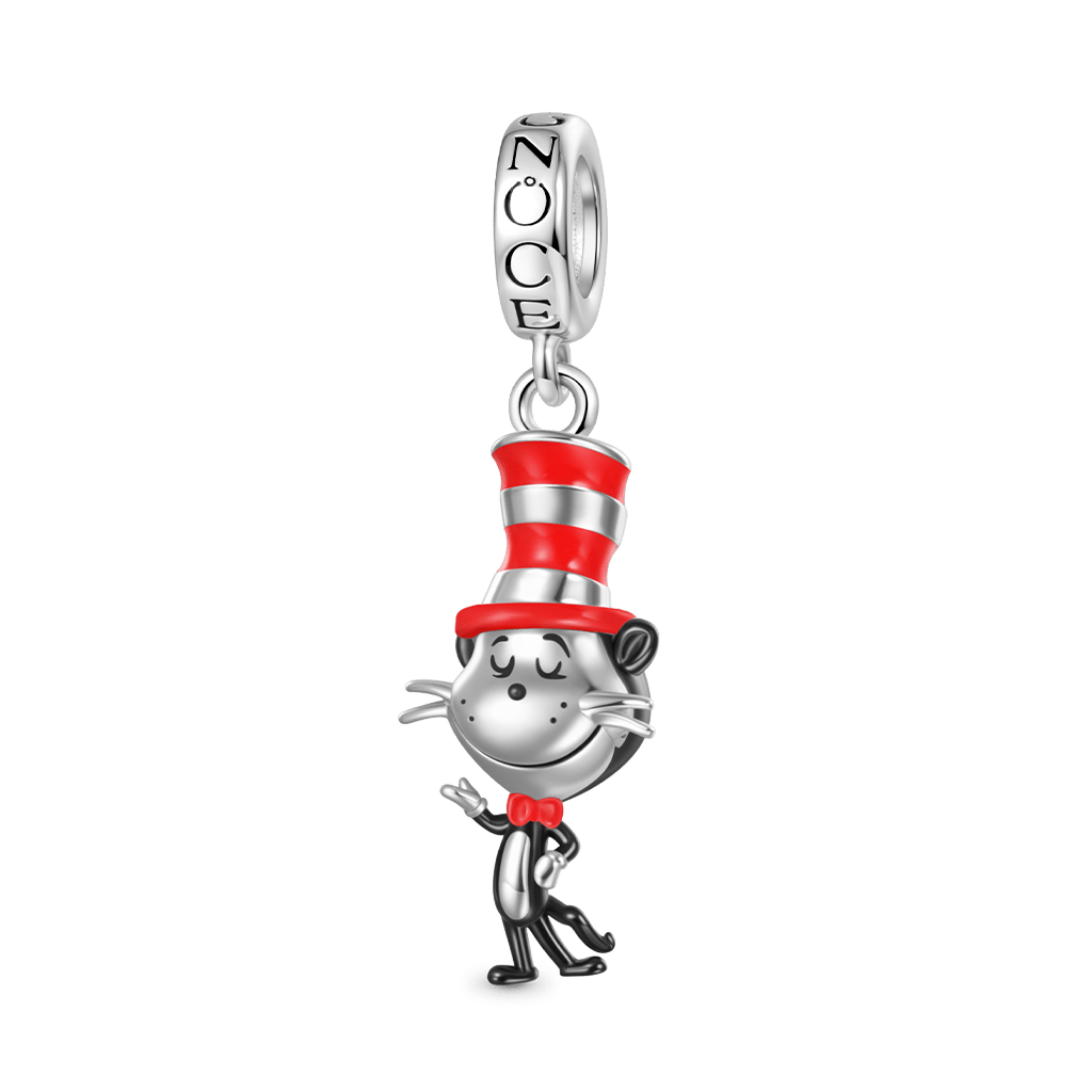 Gnoce The Cat in the Hat Popcat Pendant Dangle Charm_1