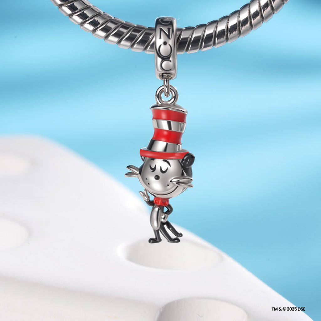 Gnoce The Cat in the Hat Popcat Pendant Dangle Charm_3