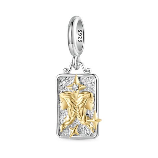 Gnoce Constellation Gemini Pendant Dangle Charm_1