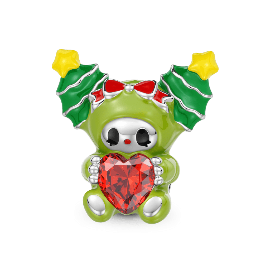Gnoce Christmas Cute Critter Embrace Love Charm_1