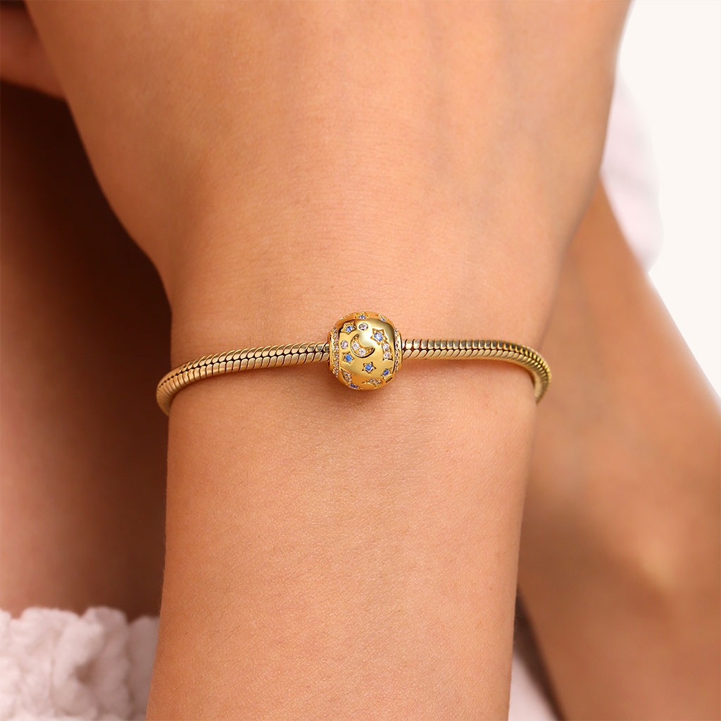 Gnoce Starry Night Stars & Moon Charm_2