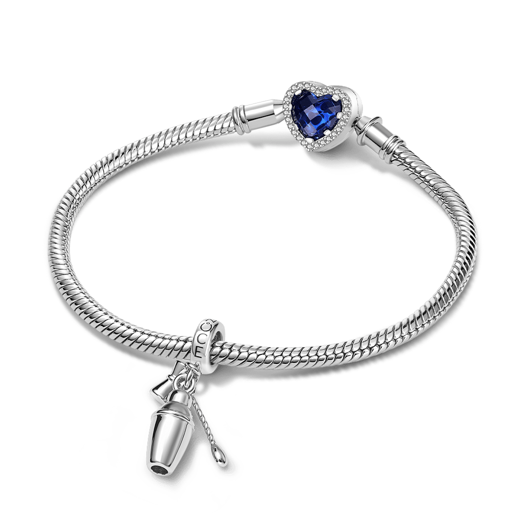 Gnoce Cocktail Shaker Suit Pendant Dangle Charm_3