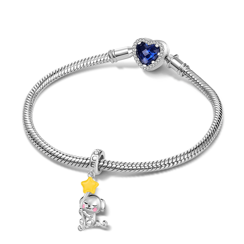 Gnoce Dog Memorial Urn Ashes Glow-in-the-Dark Pendant Dangle Charm_3