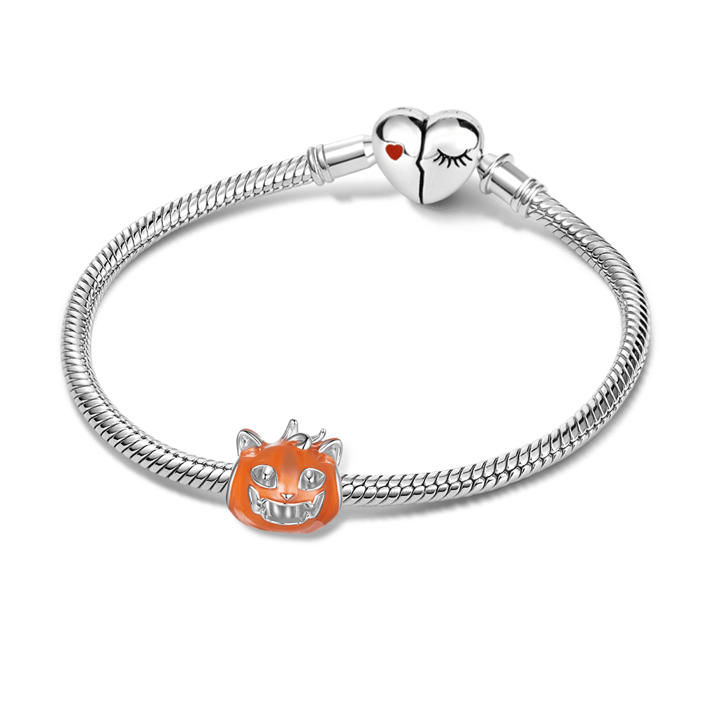 Gnoce Halloween Pumpkin Cat Glow-in-the-dark Charm_3