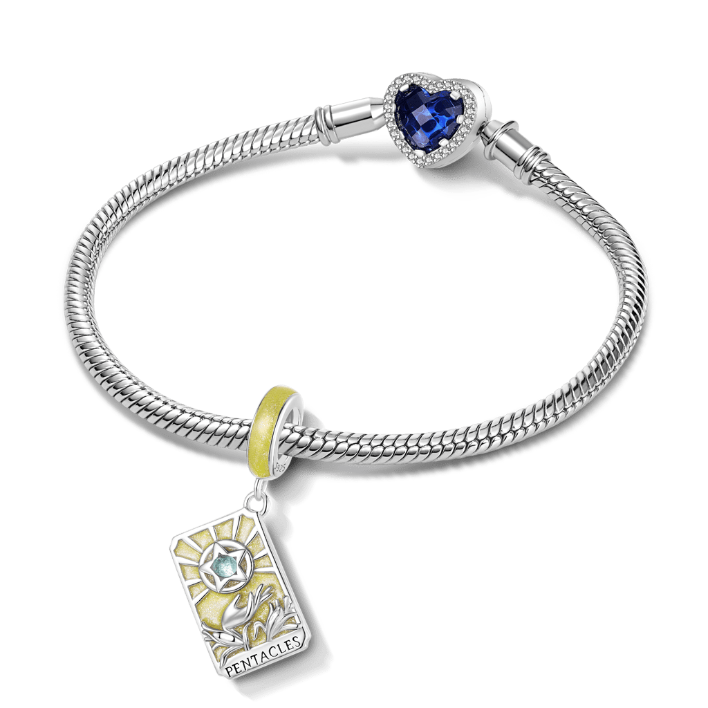 Gnoce Tarot Star Coin Pendant Dangle Charm_3