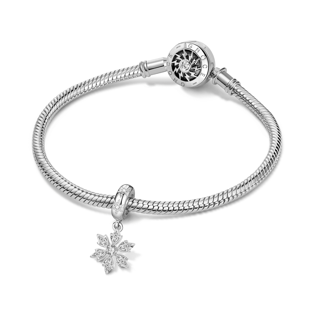 Gnoce Sparkling Snowflake Stopper Pendant_3