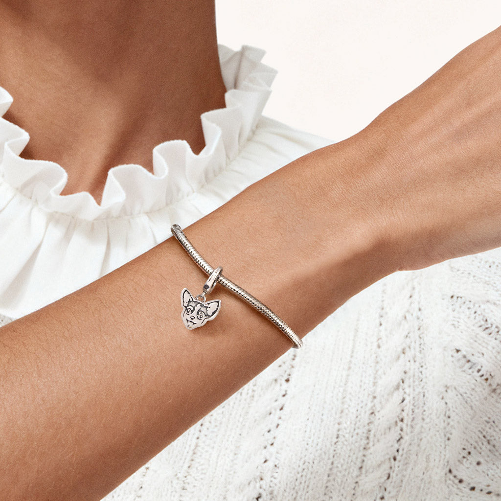 Gnoce Chihuahua Dog Clasp Clusters Charm_2