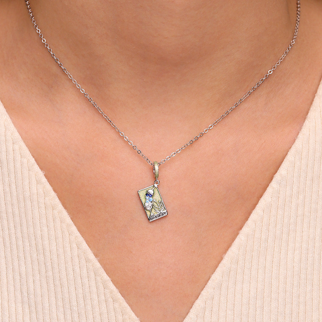 Gnoce Tarot Temperance Card Glow-in-the-Dark Pendant Dangle Charm_3