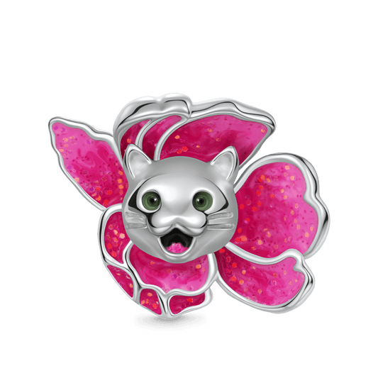 Gnoce Peach Blossom Cat Charm_1