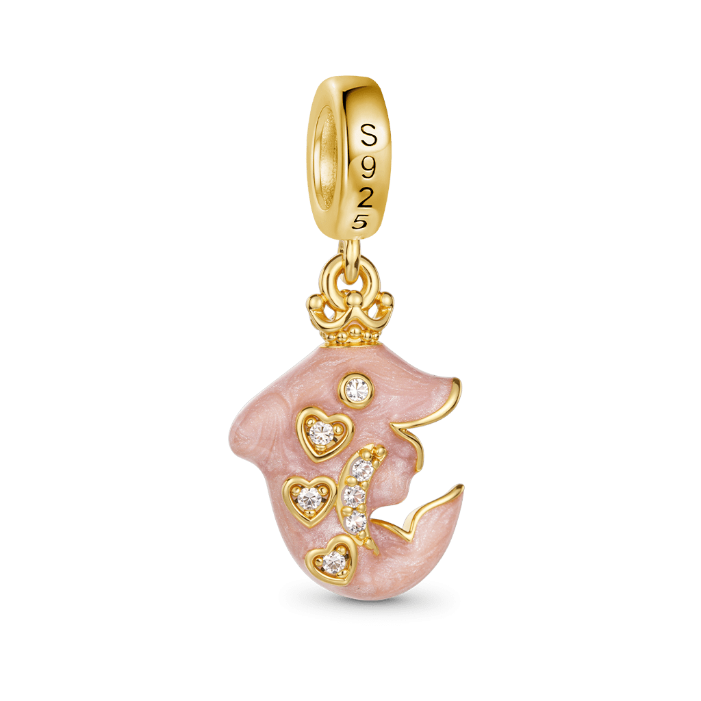 Gnoce Playful Dolphin Pendant Dangle Charm_5