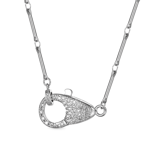 Gnoce Openable Clasp Basic Bamboo Chain Necklace_1