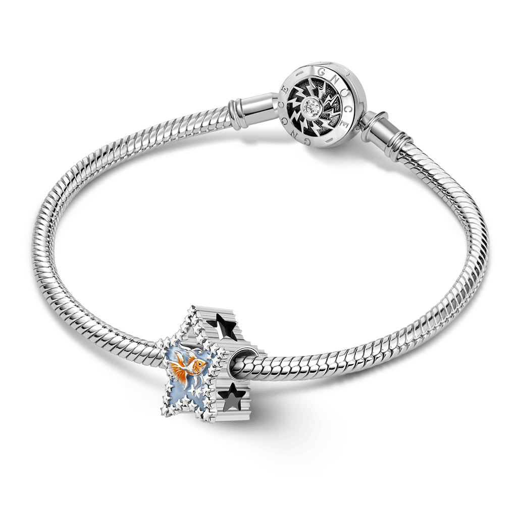 Gnoce Glow-in-the-Dark Dreamy Goldfish Star Charm_4