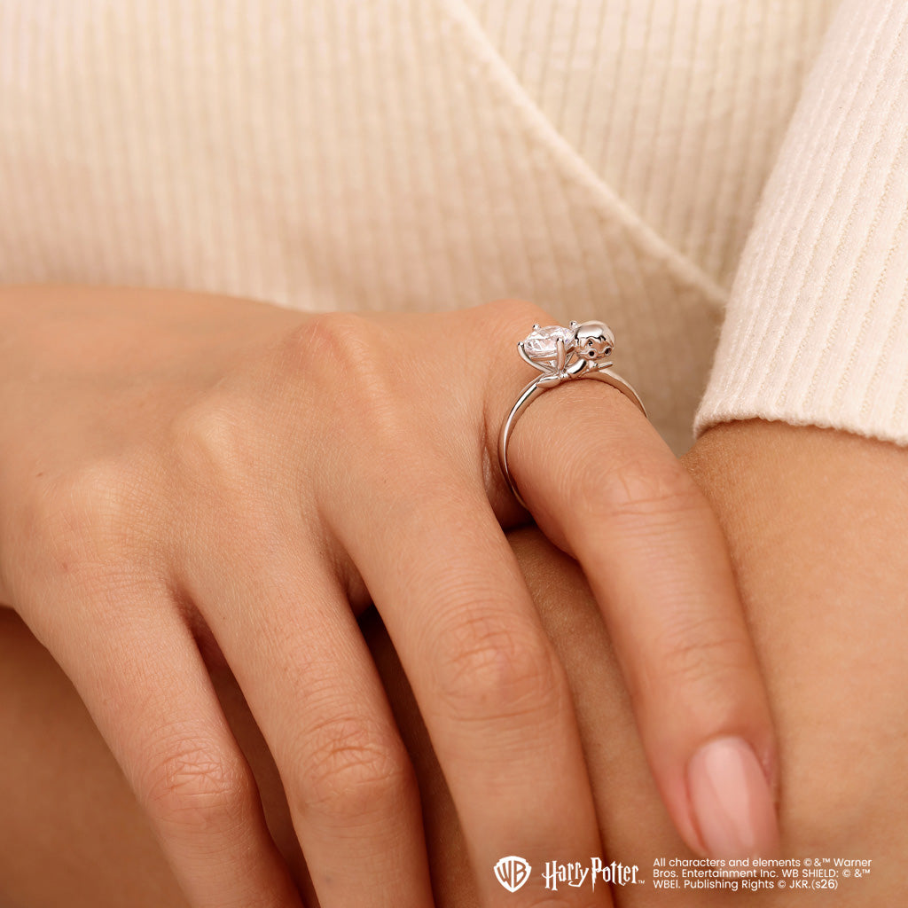 Gnoce Harry Potter Embraces Moissanite Round Cut Ring_2