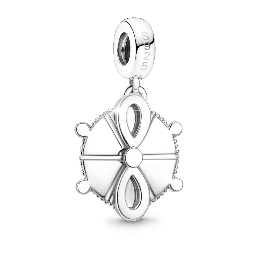 Gnoce Lucky Wheel Birthstone Pendant Dangle Charm_6