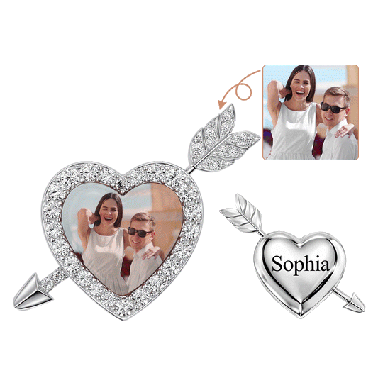 Gnoce Heating Colour-Changing Magic Arrow Through the Heart Photo Charm_1