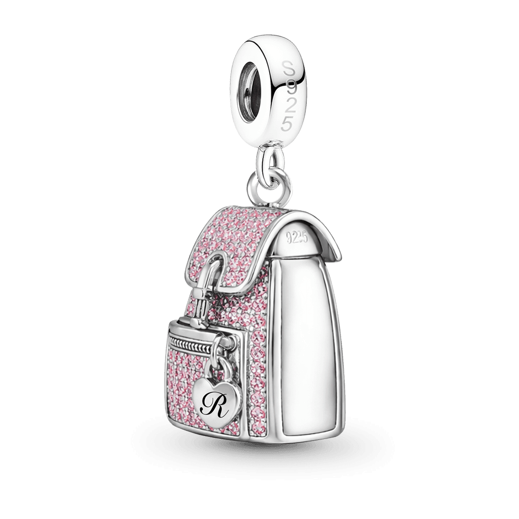Gnoce Engravable Schoolbag Pendant Dangle Charm_6