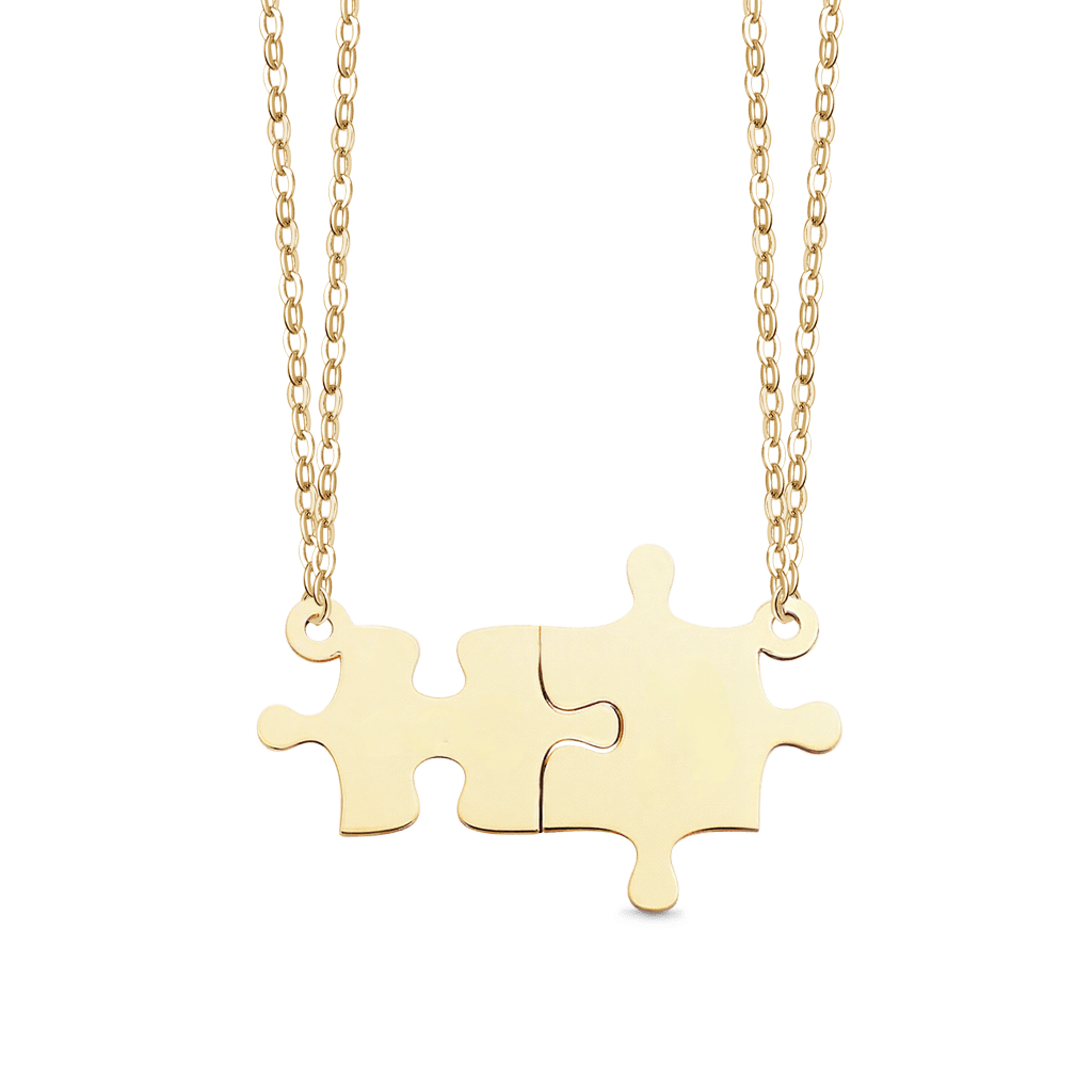Gnoce Custom Puzzles Necklace Engraved Name Necklace_4