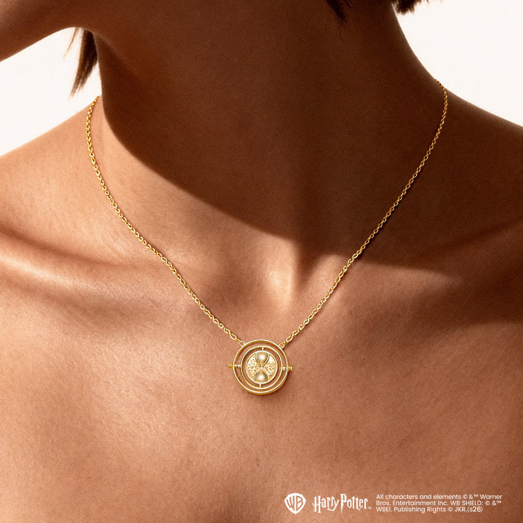 Gnoce Harry Potter Rotatable Time Turner Necklace_2