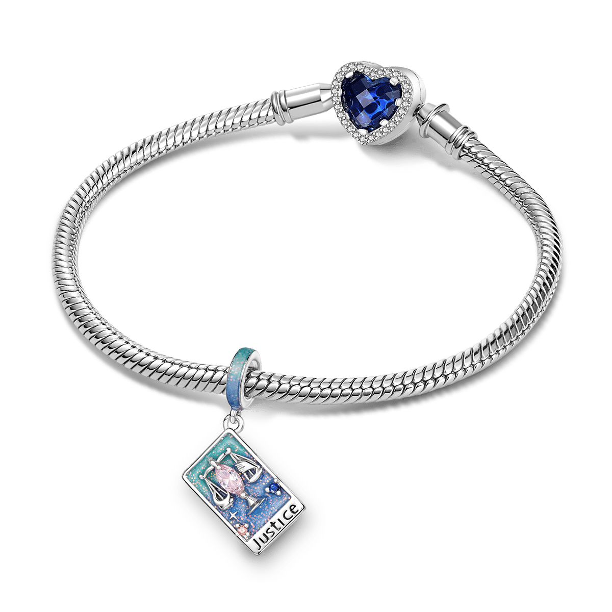 Gnoce Justice Tarot Glow-in-the-Dark Pendant Dangle Charm_4