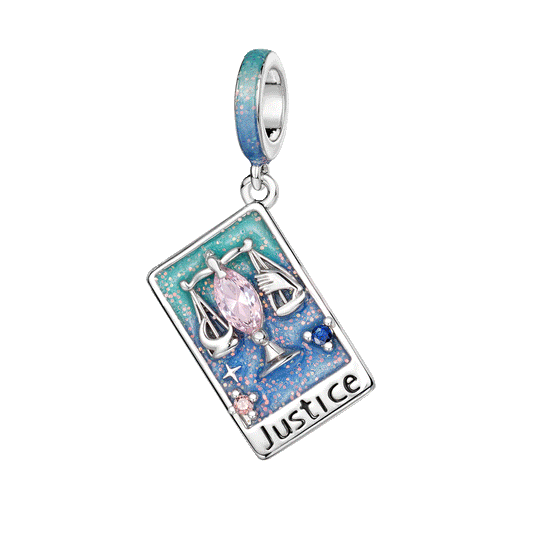 Gnoce Justice Tarot Glow-in-the-Dark Pendant Dangle Charm_1