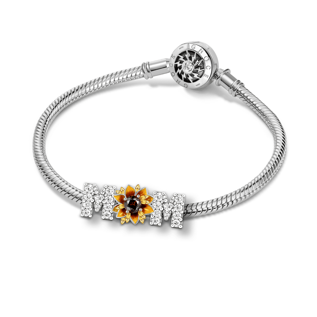 Gnoce Mother's Day Mom Sunflower Charm_3