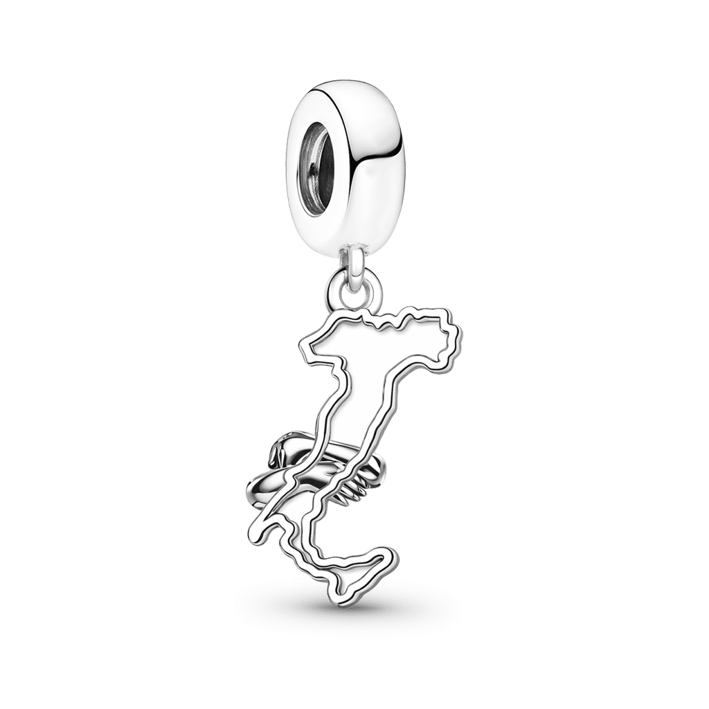 Gnoce Hug Italy Map Pendant Dangle Charm_5