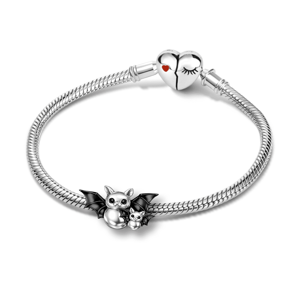 Gnoce Mother's Day Bat Mother with Baby Charm_3