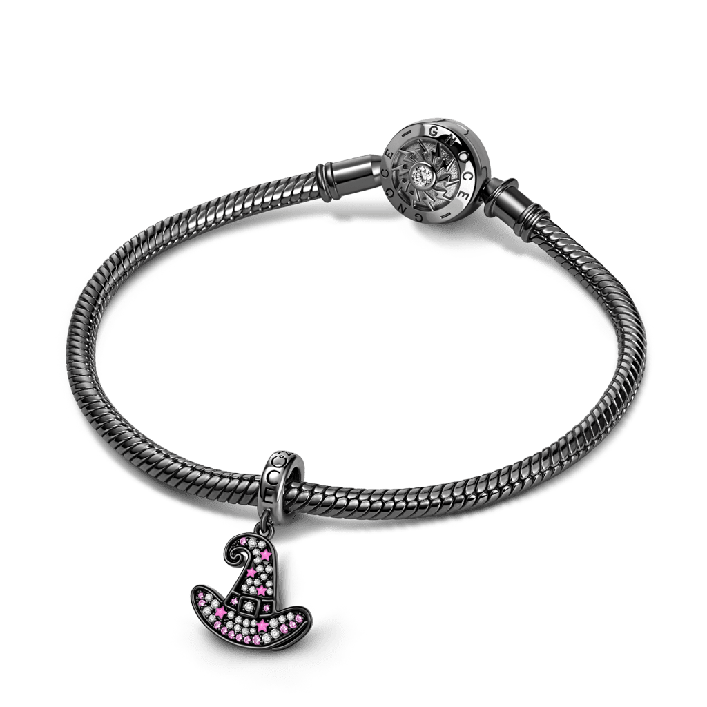 Gnoce Halloween Witch Hat Pendant Dangle Charm_3